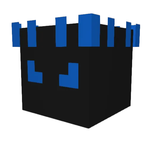 Sry4Game Minecraft avatar head, 3D render