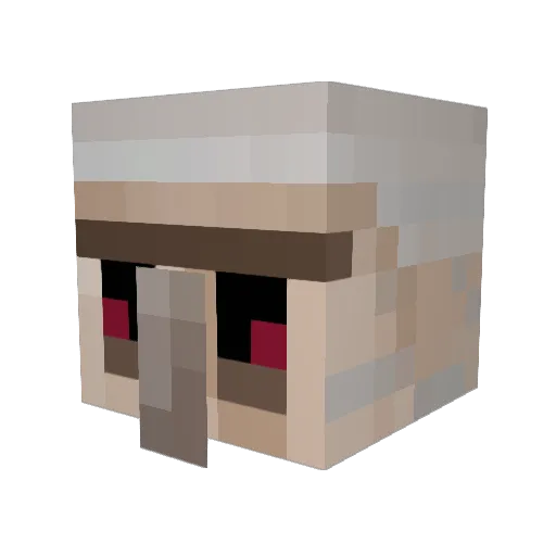 SsSSNiP Minecraft avatar head, 3D render