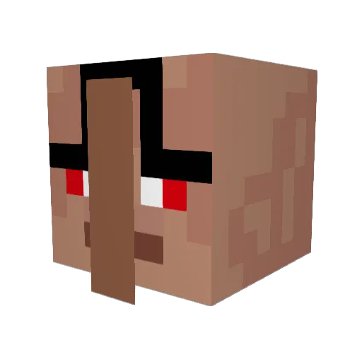 Ss_Puni Minecraft avatar head, 3D render