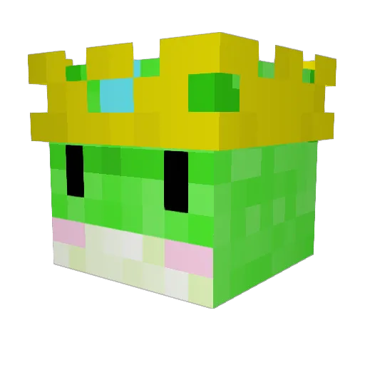 SsalJun Minecraft avatar head, 3D render