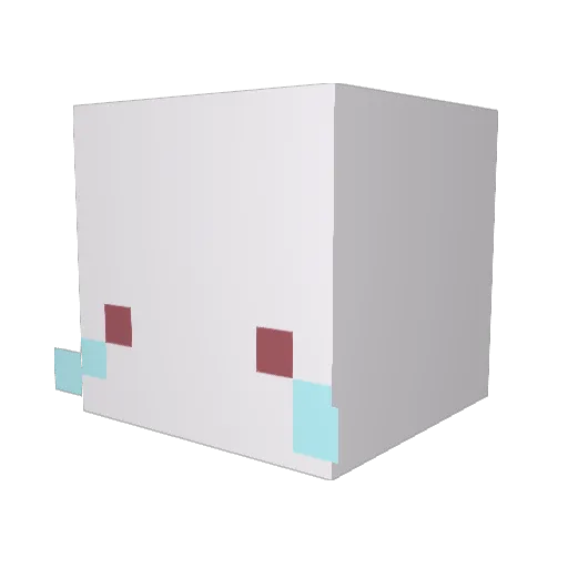 Ssal_Count Minecraft avatar head, 3D render