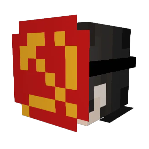 Ssalamankaa Minecraft avatar head, 3D render