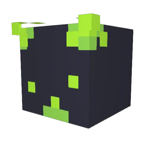 Ssapgu Minecraft avatar head, 3D render