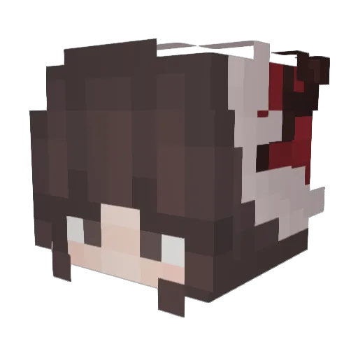 Ssenpai10 Minecraft avatar head, 3D render