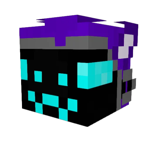 Sshadowblitz Minecraft avatar head, 3D render