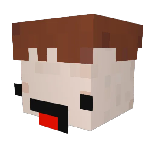SshardzZ Minecraft avatar head, 3D render