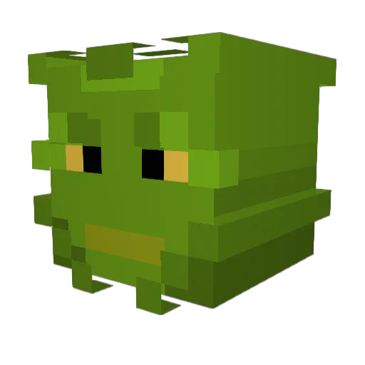 Sskeer Minecraft avatar head, 3D render