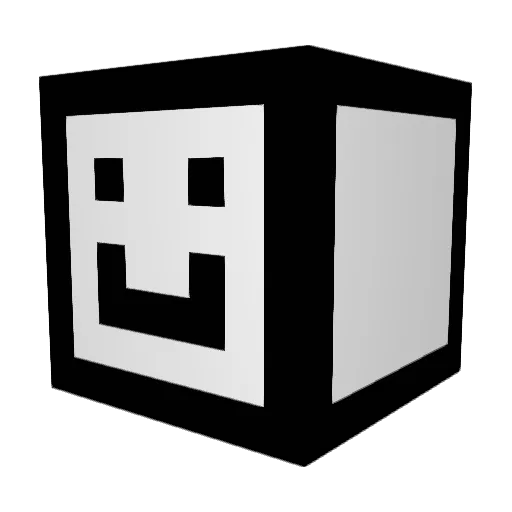 Sskkrt Minecraft avatar head, 3D render