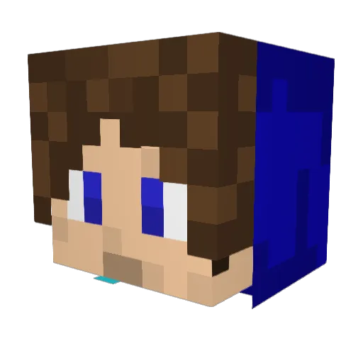 SskyChild Minecraft avatar head, 3D render