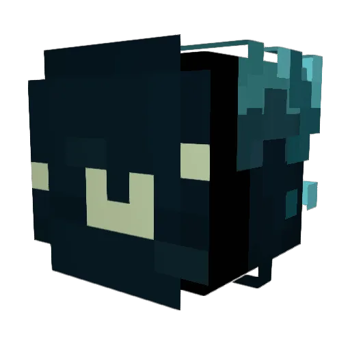 Ssnnai Minecraft avatar head, 3D render