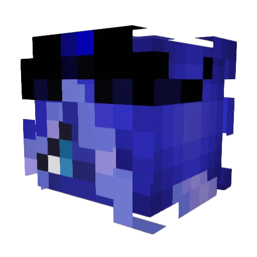 Sspatchy Minecraft avatar head, 3D render