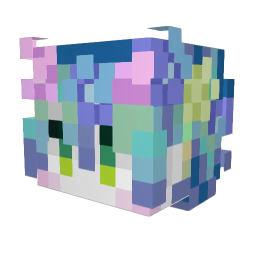 SspriteCranberry Minecraft avatar head, 3D render