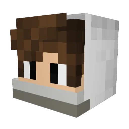 SssobeR Minecraft avatar head, 3D render