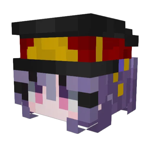 Ssulfurr Minecraft avatar head, 3D render