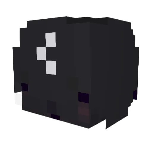 Ssunghwa Minecraft avatar head, 3D render