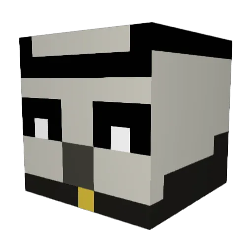 St0rM_Redz Minecraft avatar head, 3D render