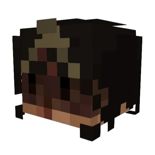 St0read Minecraft avatar head, 3D render