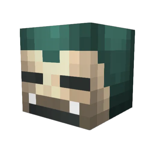 St0rmiecpvp Minecraft avatar head, 3D render