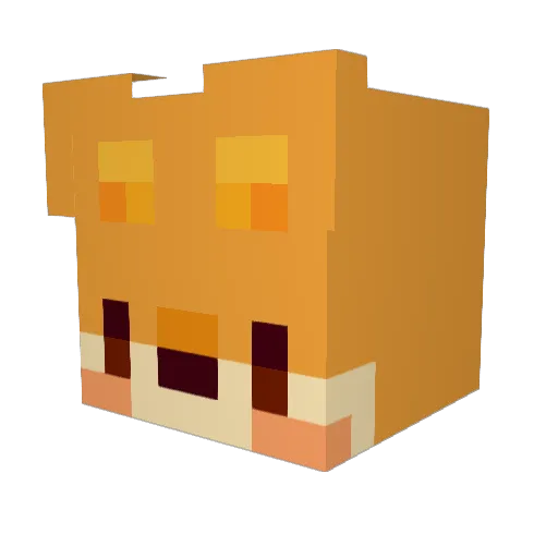 St11er Minecraft avatar head, 3D render
