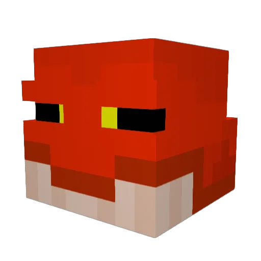 St1ck3rb0mb Minecraft avatar head, 3D render