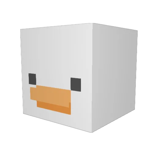 St1iker Minecraft avatar head, 3D render