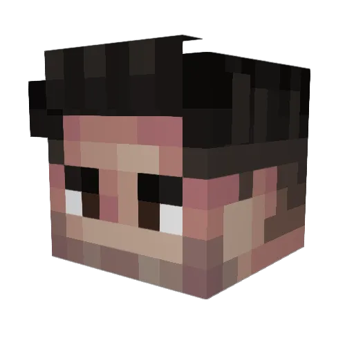 St1ke06 Minecraft avatar head, 3D render