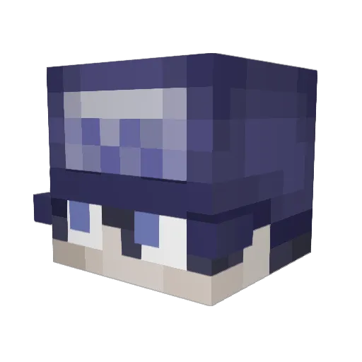 St3am1714 Minecraft avatar head, 3D render