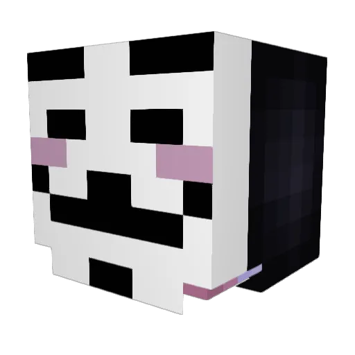 St3f12 Minecraft avatar head, 3D render