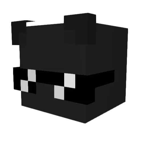 St3joker Minecraft avatar head, 3D render