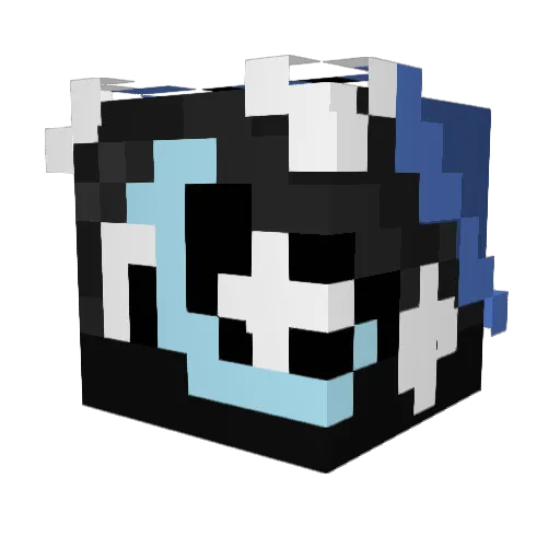 St3llaX3 Minecraft avatar head, 3D render
