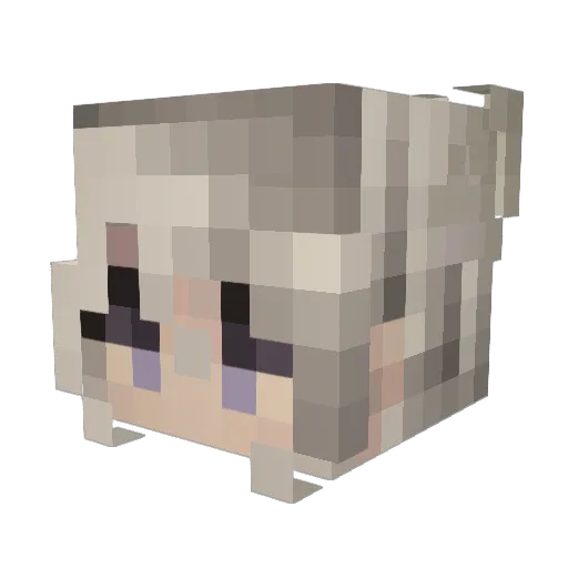 St3llae Minecraft avatar head, 3D render