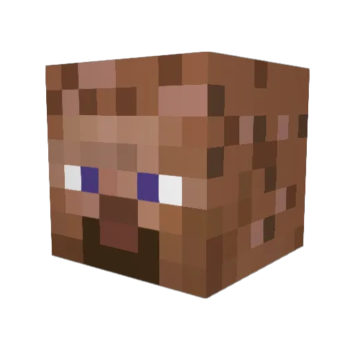 St3pp3r Minecraft avatar head, 3D render