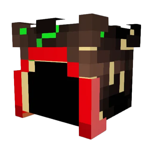 St3veeG Minecraft avatar head, 3D render