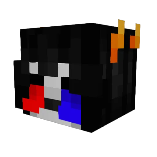St4ndox Minecraft avatar head, 3D render