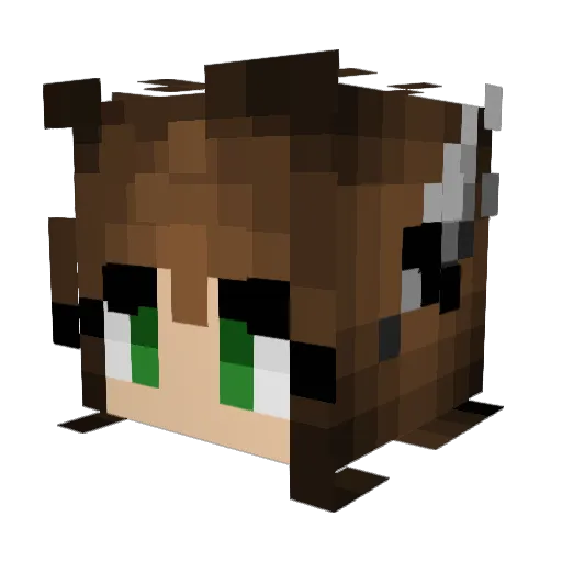 St4r_31 Minecraft avatar head, 3D render