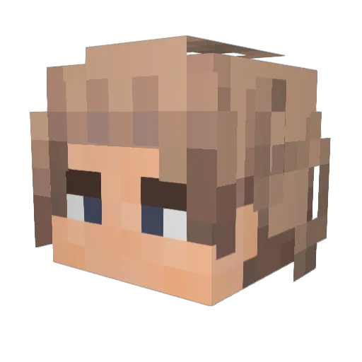 St4ry07 Minecraft avatar head, 3D render