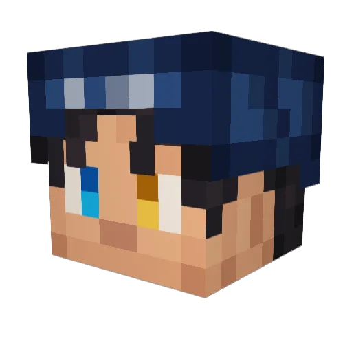 StDanner1 Minecraft avatar head, 3D render