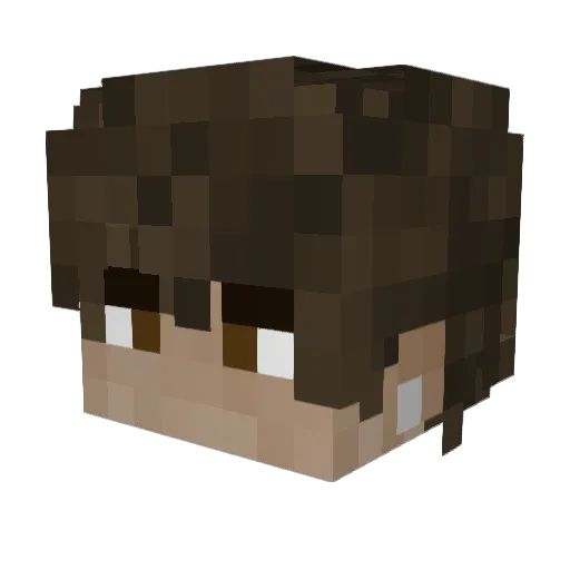 StEpAnEkO Minecraft avatar head, 3D render