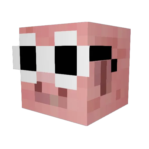 StGuu Minecraft avatar head, 3D render