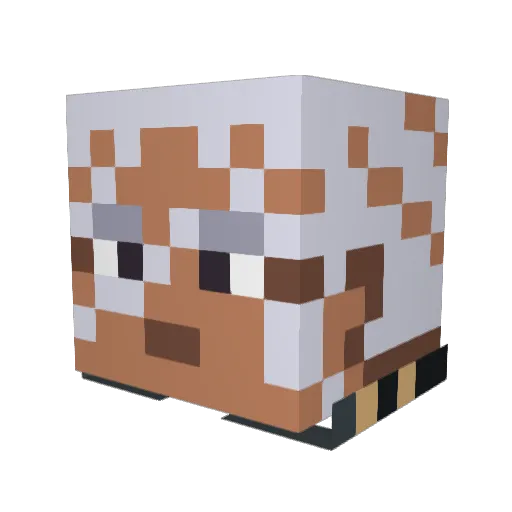 StIcKyF1Ng3R5 Minecraft avatar head, 3D render