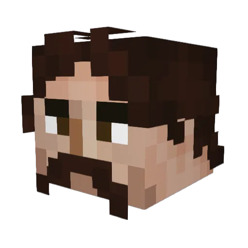 StMatt__ Minecraft avatar head, 3D render