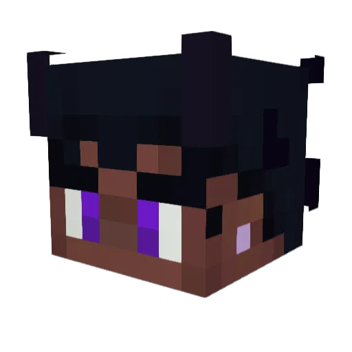 StNova593 Minecraft avatar head, 3D render