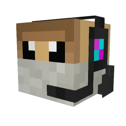 StOnEBeD01 Minecraft avatar head, 3D render