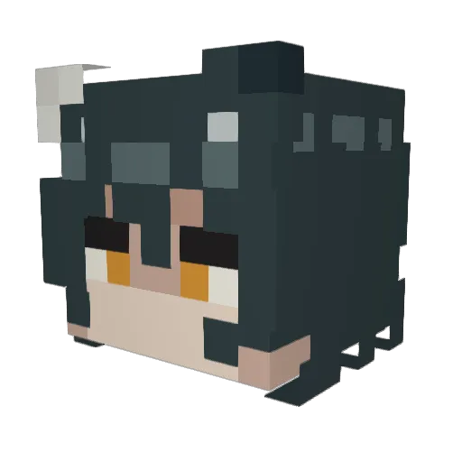StPencil Minecraft avatar head, 3D render