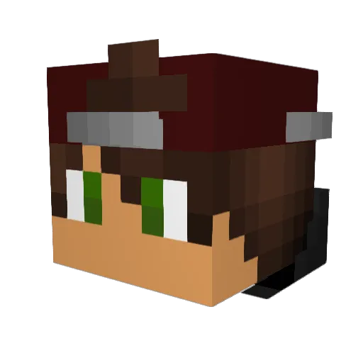 StRb_Gamer01 Minecraft avatar head, 3D render