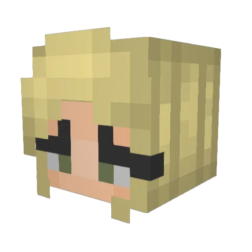 StSage89 Minecraft avatar head, 3D render