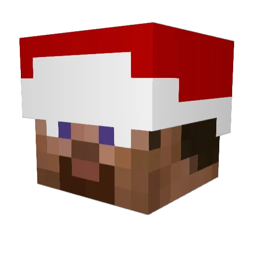 St_Nickolas Minecraft avatar head, 3D render