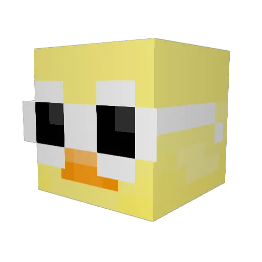St_Rimmer Minecraft avatar head, 3D render