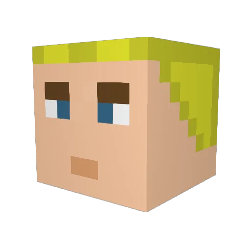 St_Swift Minecraft avatar head, 3D render