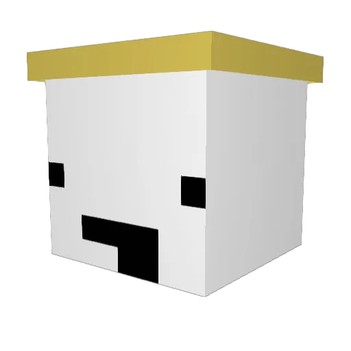 St_Syncuu Minecraft avatar head, 3D render